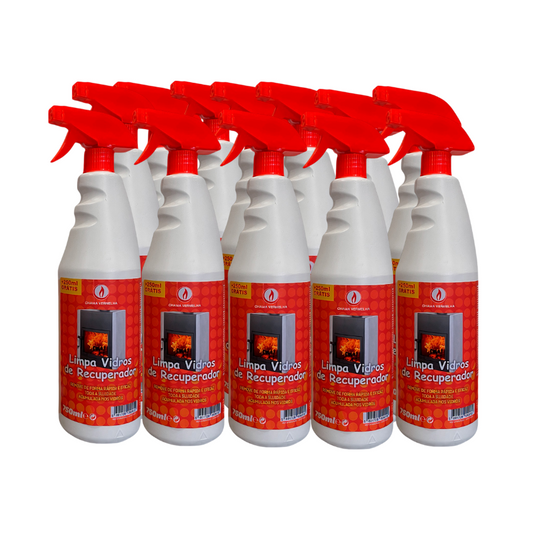 Limpa Vidros para Lareiras Chama Vermelha - Chama Vermelha