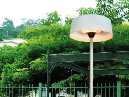 Aquecedor Exterior/ Interior Elétrico Sirmione - Chama Vermelha