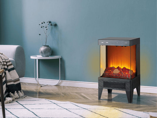 Salamandra Elétrica Vista 180º da Chama 2000W Che-210 - Chama Vermelha