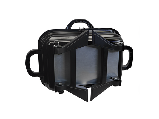 Churrasqueira Portátil EFP72 + Limpa grelhas e churrasqueiras - Chama Vermelha