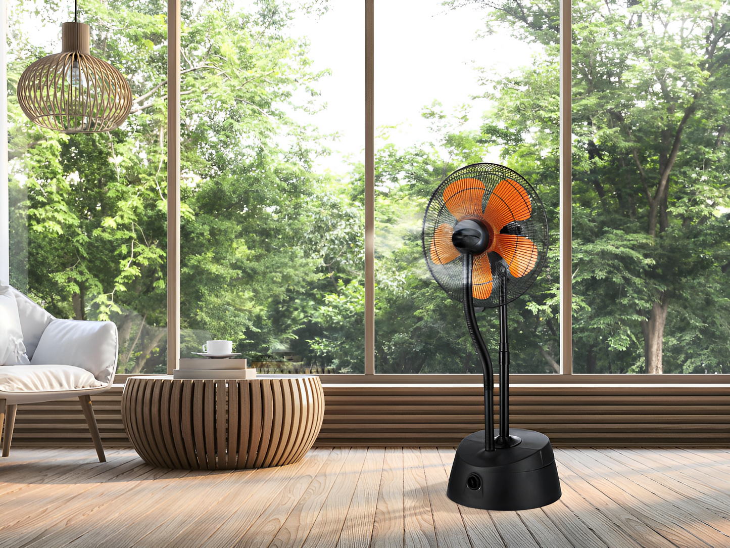 Ventoinha Industrial Nebulizadora Misty 10 - Chama Vermelha