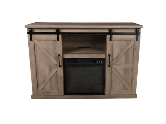 Lareira Elétrica inserida em Aparador Móvel Che-910 2000W - Chama Vermelha