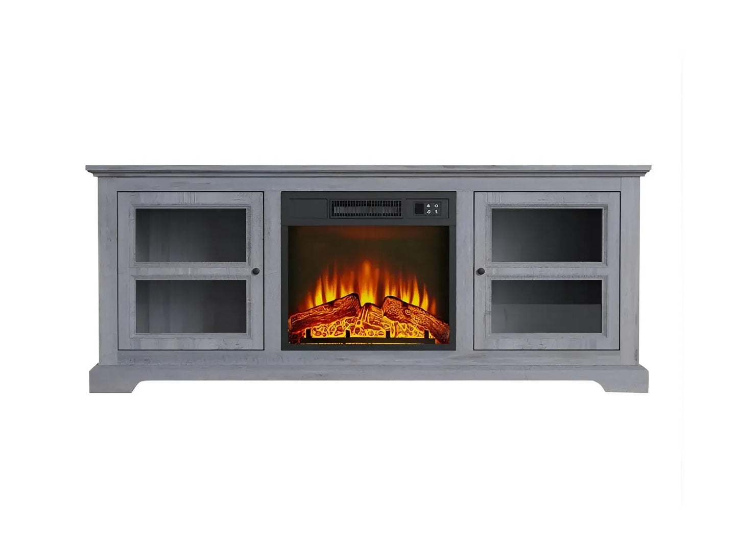 Electric Fireplace inserted in Mobile Sideboard Che-900 2000W