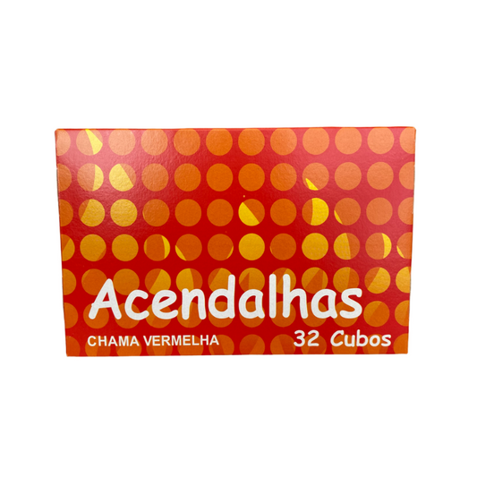 Acendalhas Brancas de Querosene Chama Vermelha - Chama Vermelha