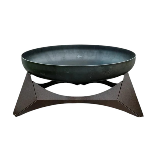 Braseiro Contemporâneo Arka - Chama Vermelha