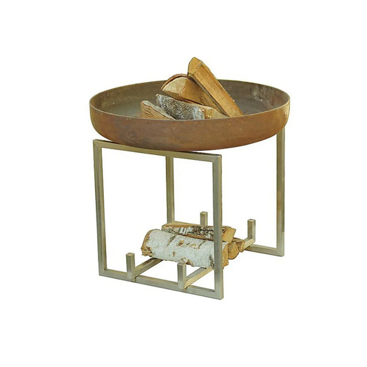 Braseiro Contemporâneo Nagliai - Chama Vermelha