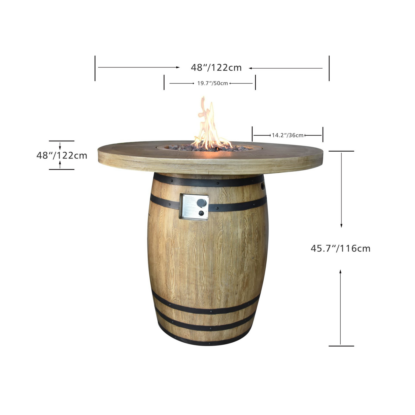 Mesa de Fogo a Gás Lafite