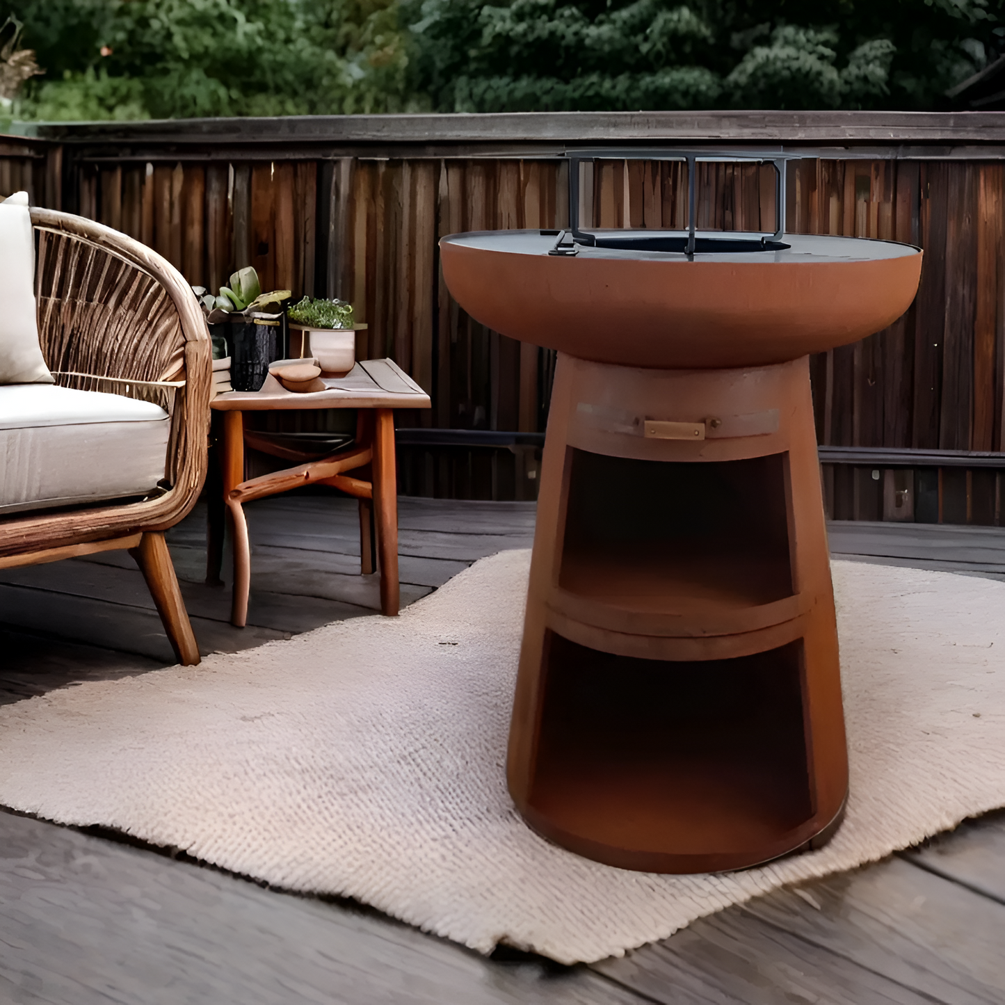 Barbacoa de Acero Corten EFP55R CO