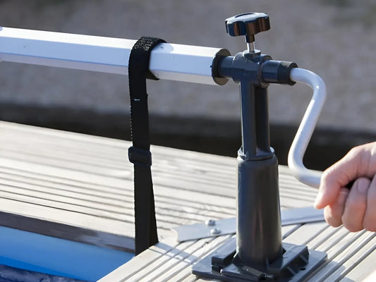 Enrolador de Cobertura para Piscinas Elevadas Máx. 5.80m - Chama Vermelha