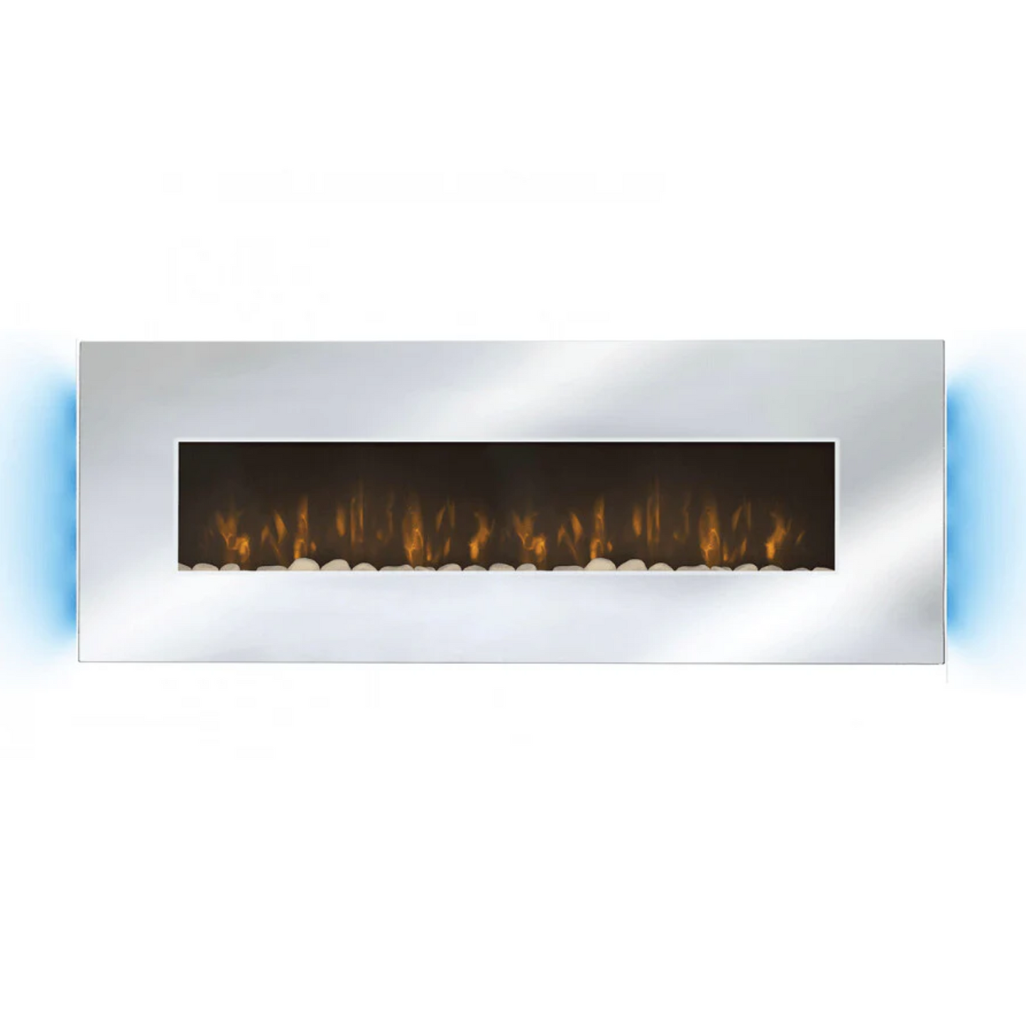 Chimenea eléctrica con piedras decorativas espejadas 2000W Panorámica Che-510