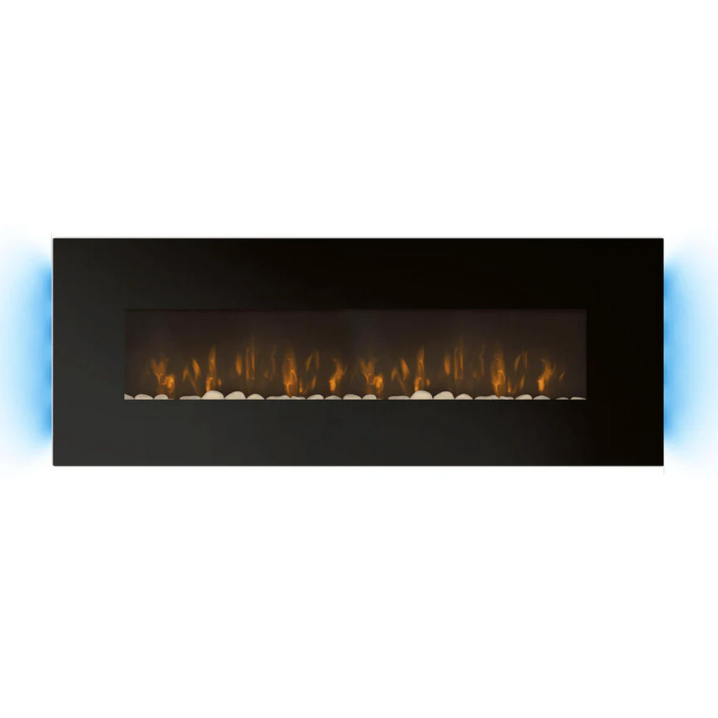 Chimenea eléctrica panorámica con piedras decorativas 2000W Che-500
