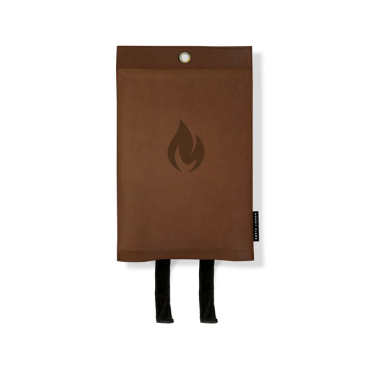 Manta Ignífuga Leather Edition - Chama Vermelha