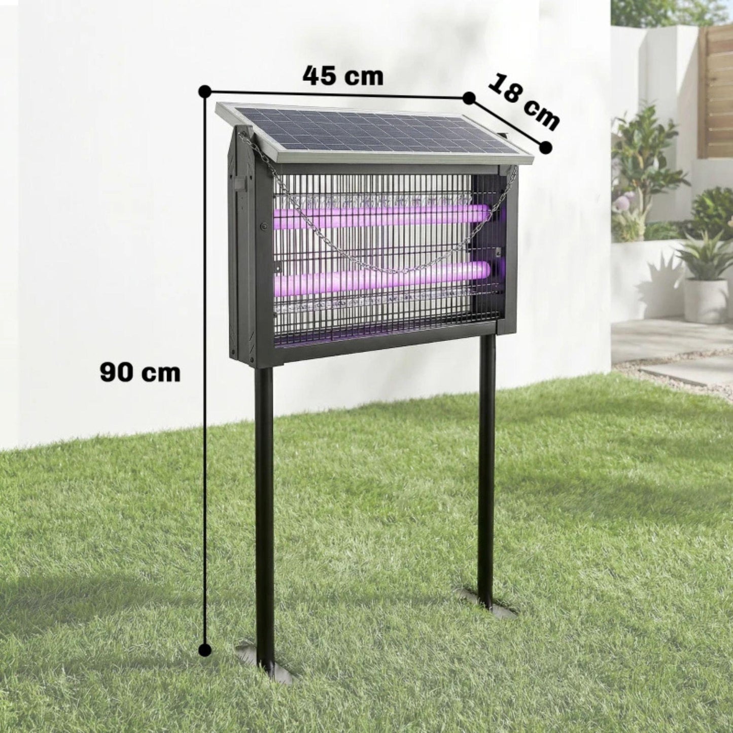 Mata-Mosquitos Solar para Exterior