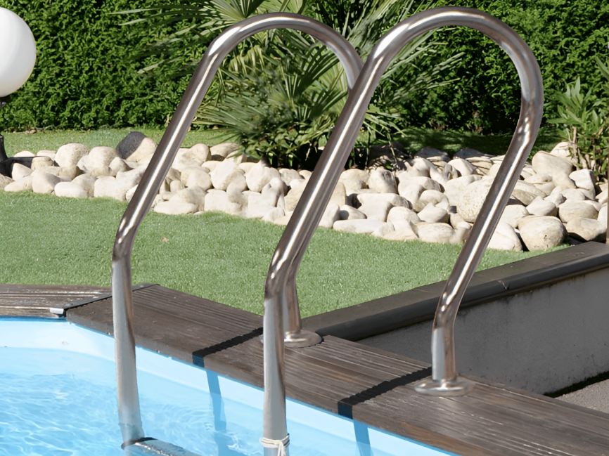 Piscina Madeira Retangular Évora Gre 620 x 420 x 133 cm