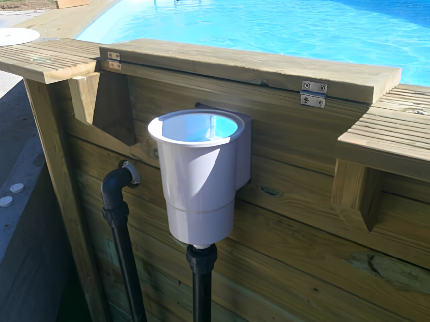 Piscina Madeira Retangular Évora Gre 620 x 420 x 133 cm