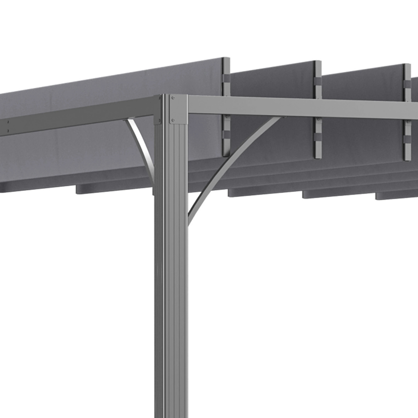 Pérgola para Jardim com Lâminas Superiores Giratórias 3x3m