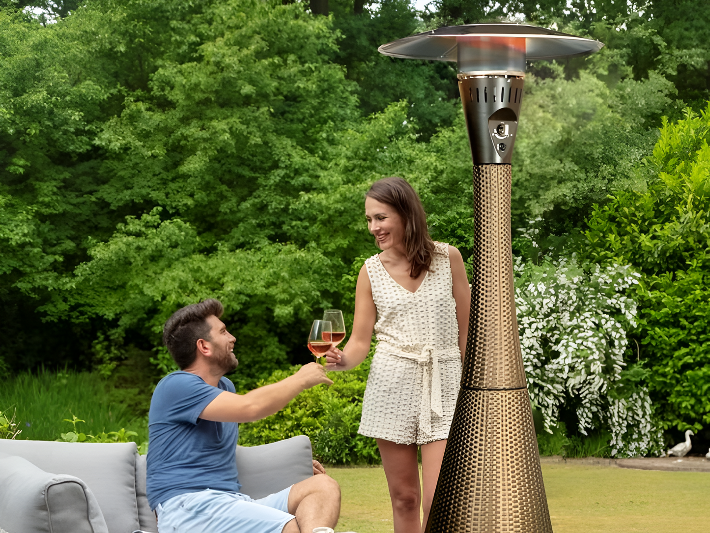 Riscaldatore per esterni a gas PGW Rattan