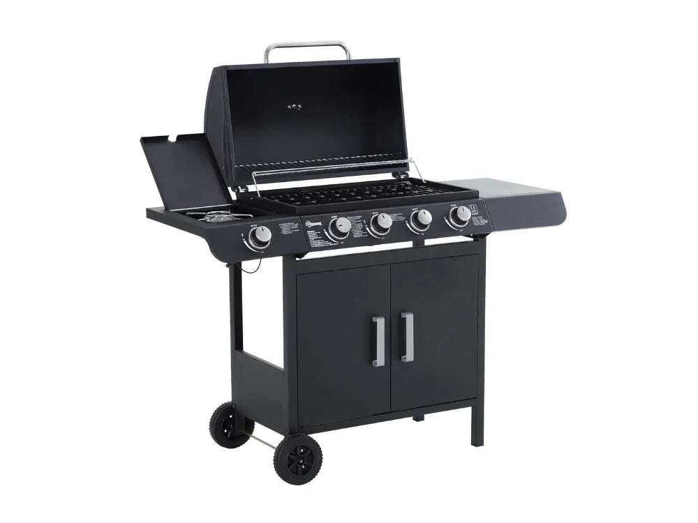 Barbecue a Gás 4+1 Queimadores 14,4KW - Chama Vermelha