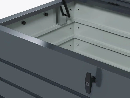 Baú de Armazenamento Exterior 311 L - Chama Vermelha