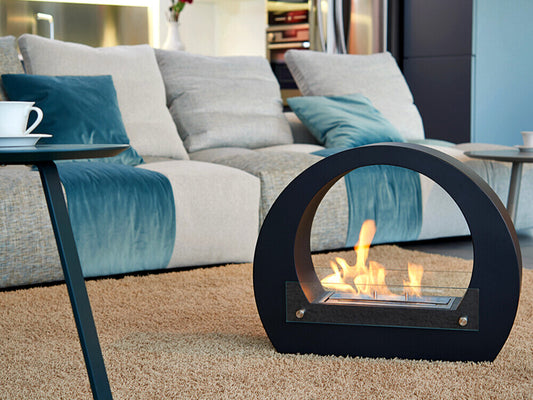 Lareira Bioetanol Bologna - Chama Vermelha