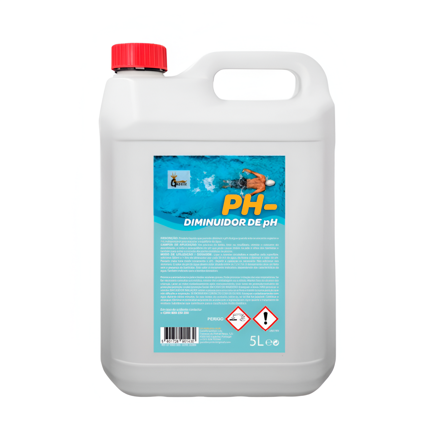 pH - / Liquid pH Reducer for Swimming Pools - 5L