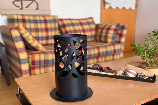 Lareira Decorativa Elba - Chama Vermelha