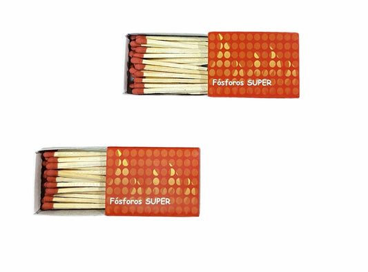 Fósforos Super/ Fumador Chama Vermelha - Chama Vermelha