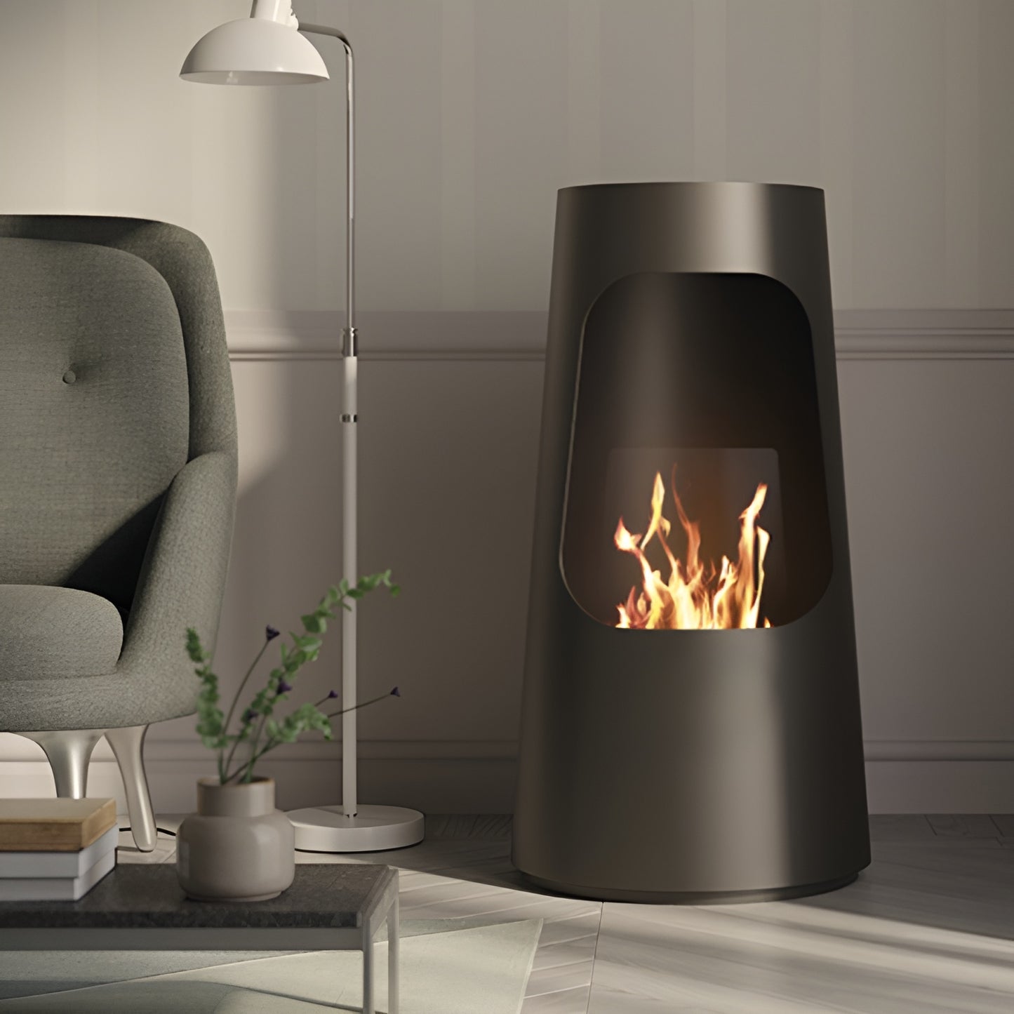 Chimenea de bioetanol de Dubái