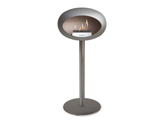 Lareira Bioetanol Ground Steel High Nickel - Chama Vermelha