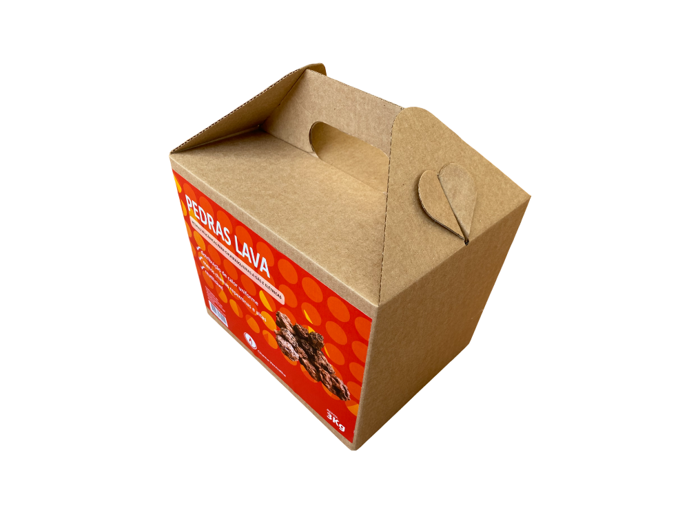 Pierres de lave/vulcanique pour barbecues à gaz/électriques Chama Vermelha 3 kg
