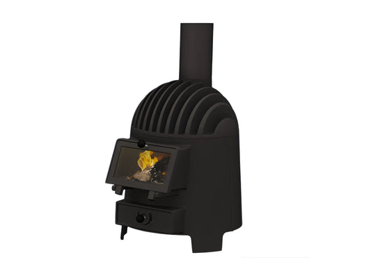 Salamandra a Lenha R2D2 Design Francisco Providência - Chama Vermelha