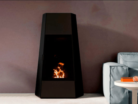 Lareira Bioetanol Shanghai - Chama Vermelha