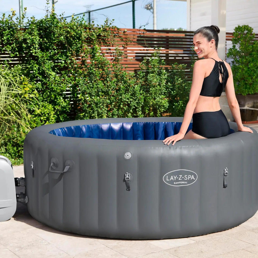 Jacuzzi inflable Lay-Z-Spa Santorini HydroJet Pro para 5-7 personas
