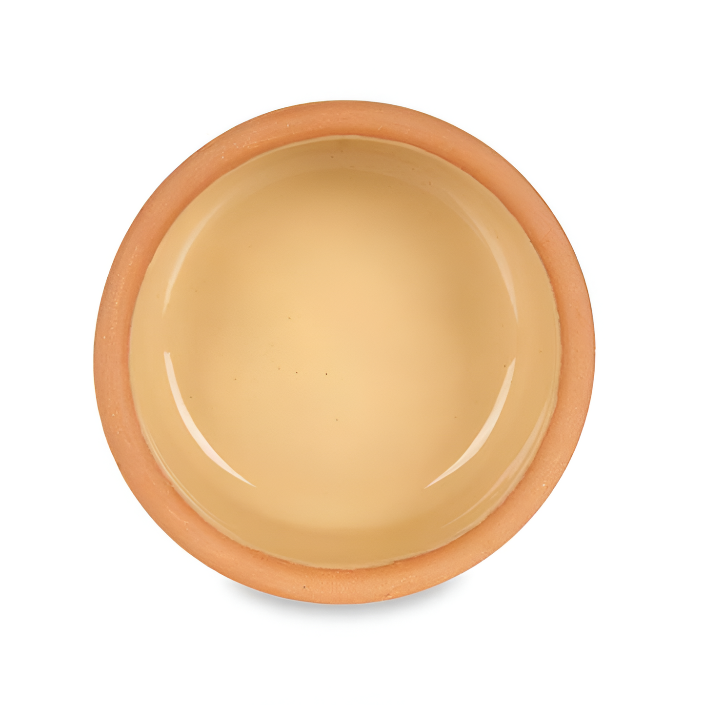 Support / casserole en terre cuite pour bougies