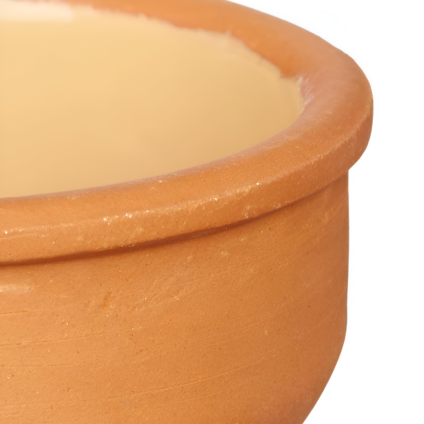Support / casserole en terre cuite pour bougies