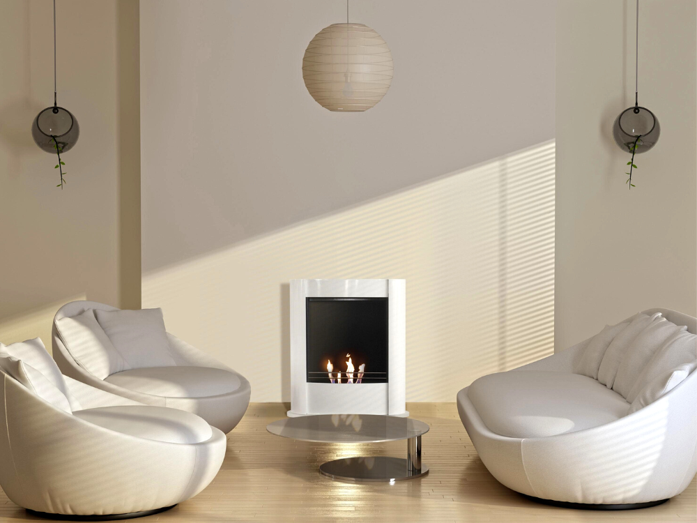 Chimenea de bioetanol de tantalio
