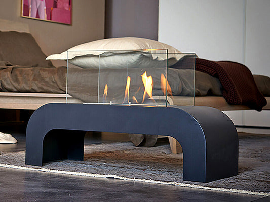 Lareira / Mesa Bioetanol Trento - Chama Vermelha