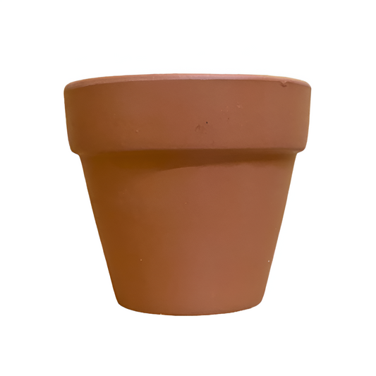 Vela de Citronela Anti-Mosquitos em Vaso de Barro - Chama Vermelha