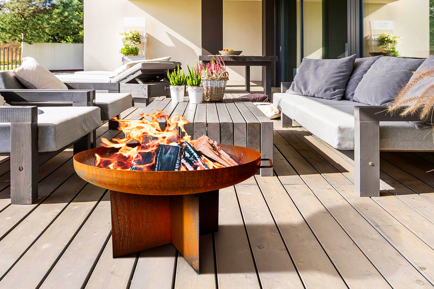 Brazier/ Firepit Corten Steel EFP61