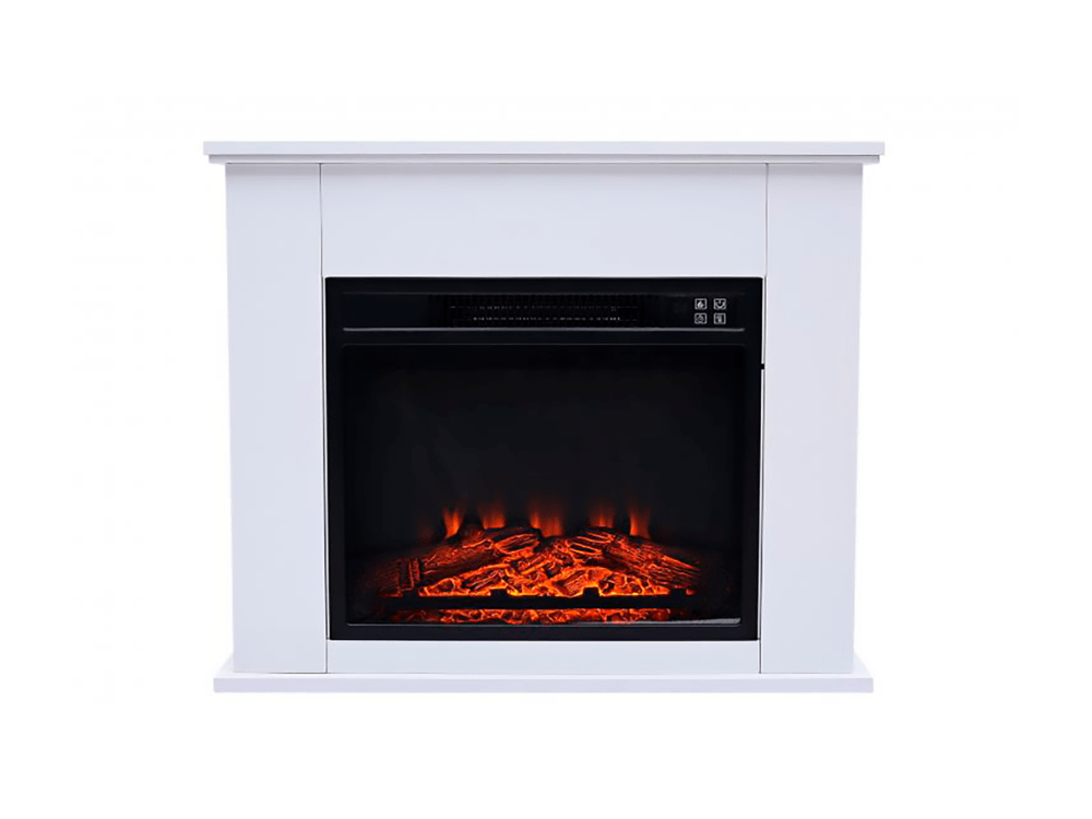 Lareira Elétrica Estilo Tradicional MDF Branco 2000W Che-610