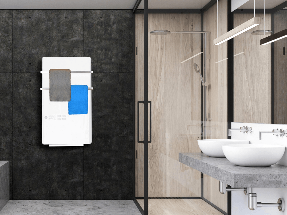 ZAFIR V2000T Electric Towel Rail