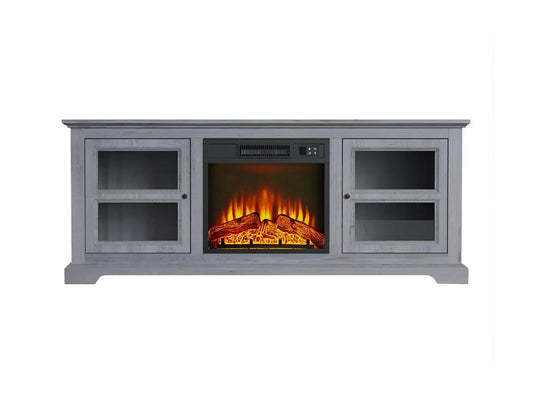Electric Fireplace inserted in Mobile Sideboard Che-900 2000W