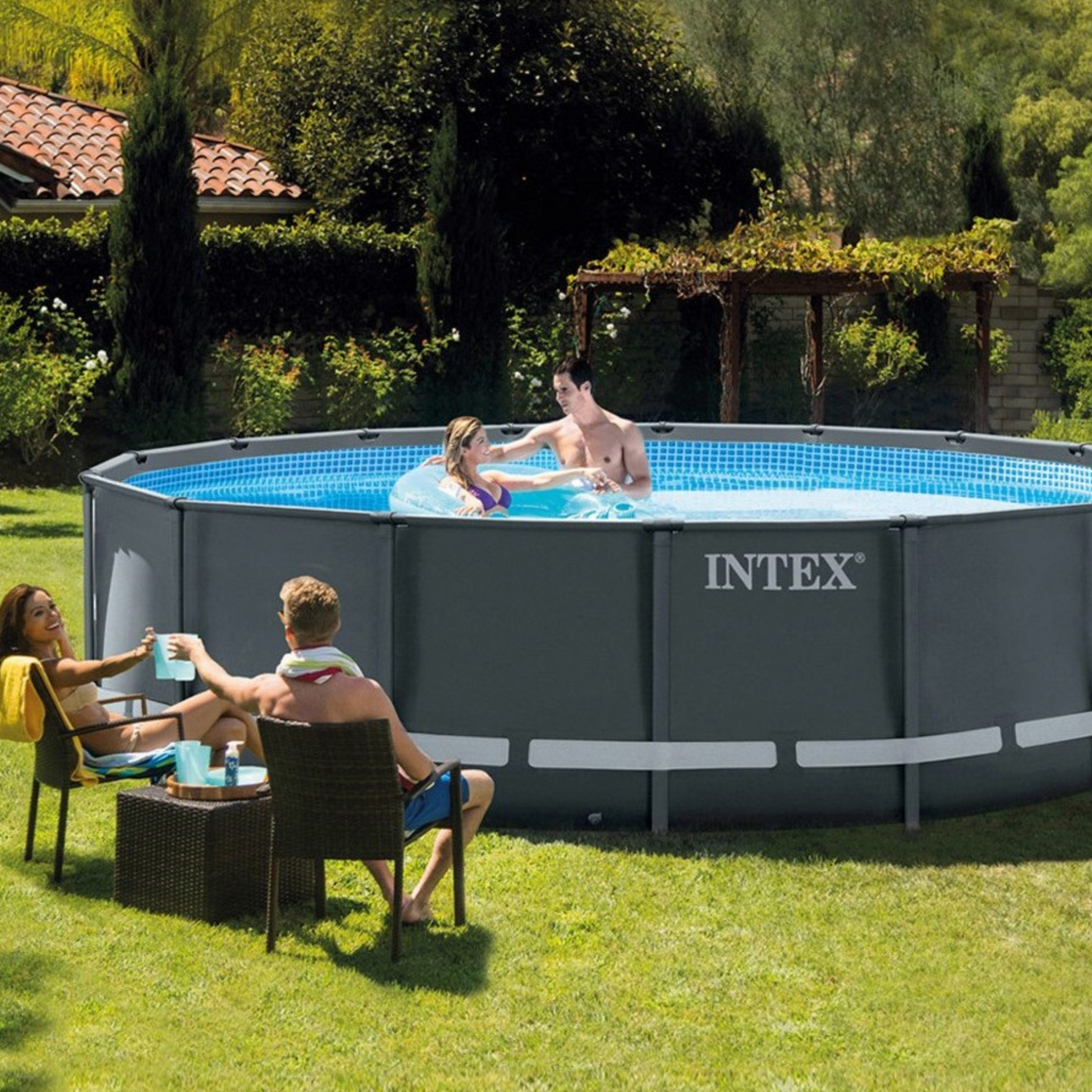 Piscina desmontável redonda Ultra XTR Frame 5 metros com bomba