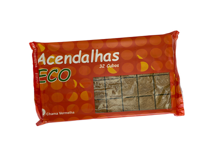 Ecological Firelighters 32 Cubes Chama Vermelha