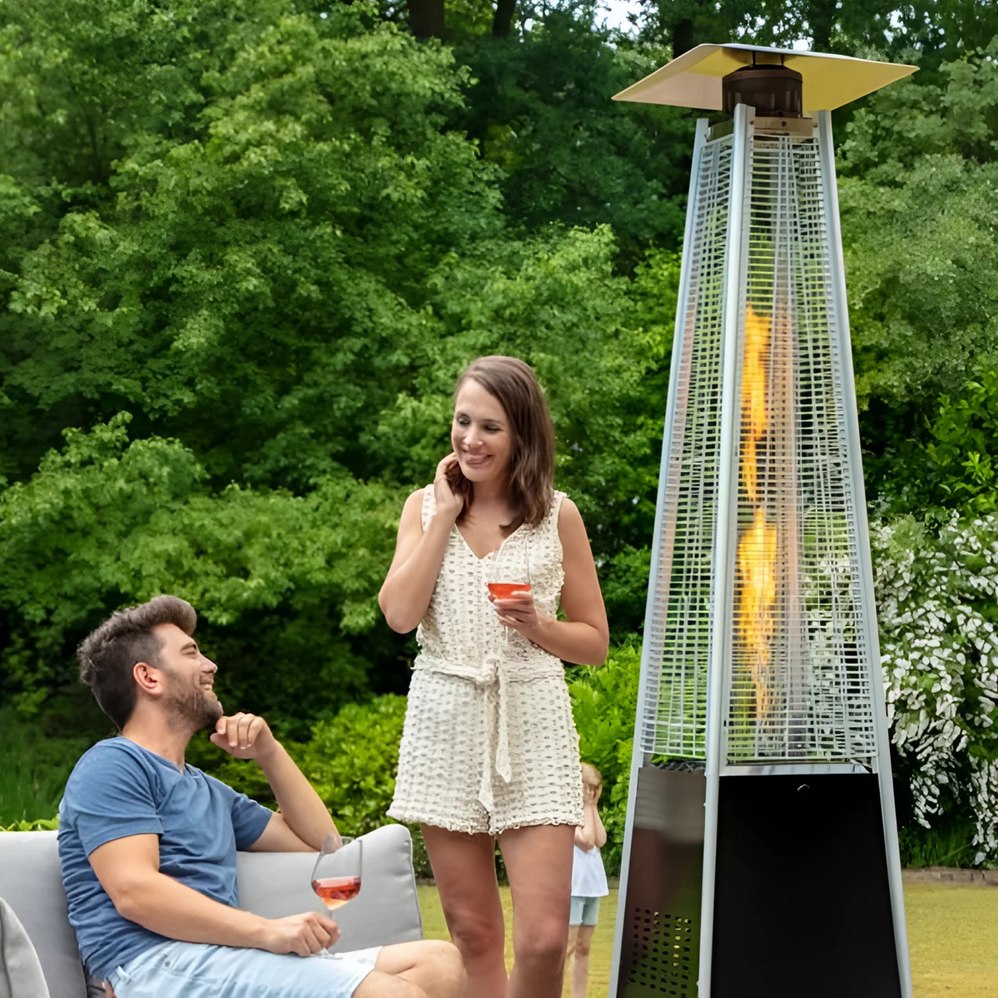 PGP Inox Pyramid Gas Outdoor Heater