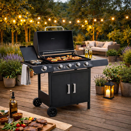 Barbecue a Gás 4+1 Queimadores 14,4KW