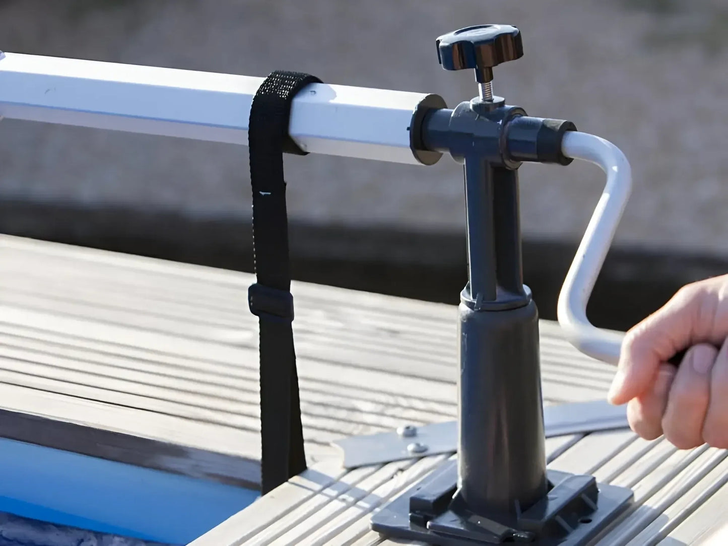 Enrolador de Cobertura para Piscinas Elevadas Máx. 5.80m