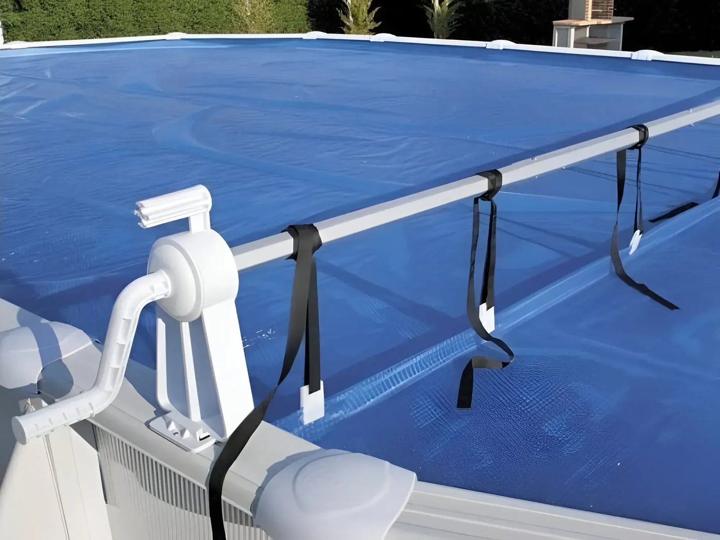 Cover roller for elevated pools max. 6m