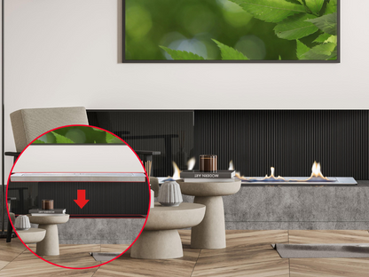 Stainless Steel Bioethanol Burner F96180