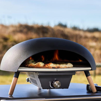 Forno de Pizza Turtle Motion a Gás com Pedra Rotativa